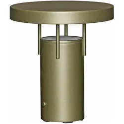 Hübsch, Tischlampe, BringMe Tragbare Lampe Mini Metallic Dunkelgrün