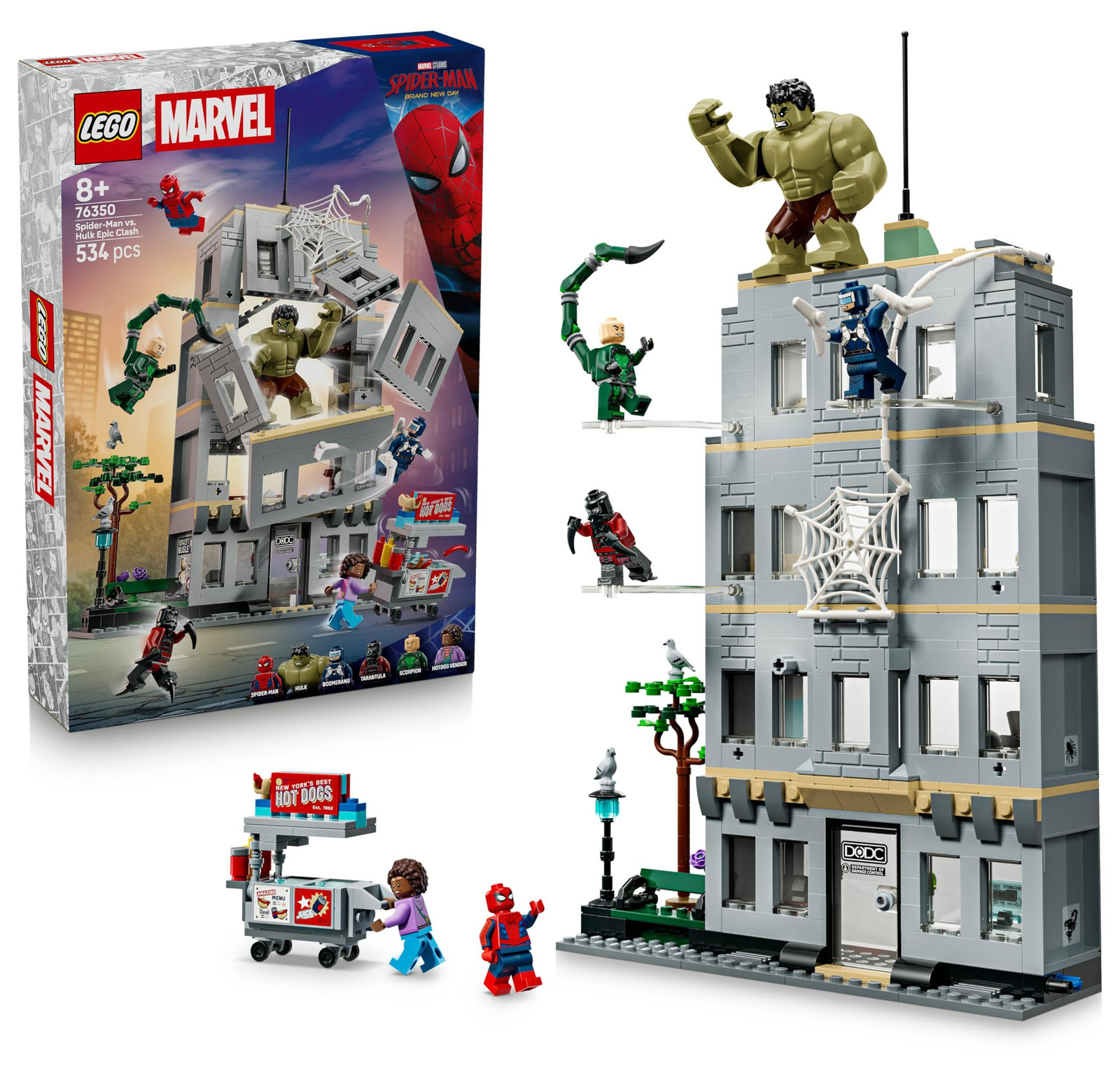 LEGO Marvel 76350 Spider-Man vs. Hulk ultieme confrontatie