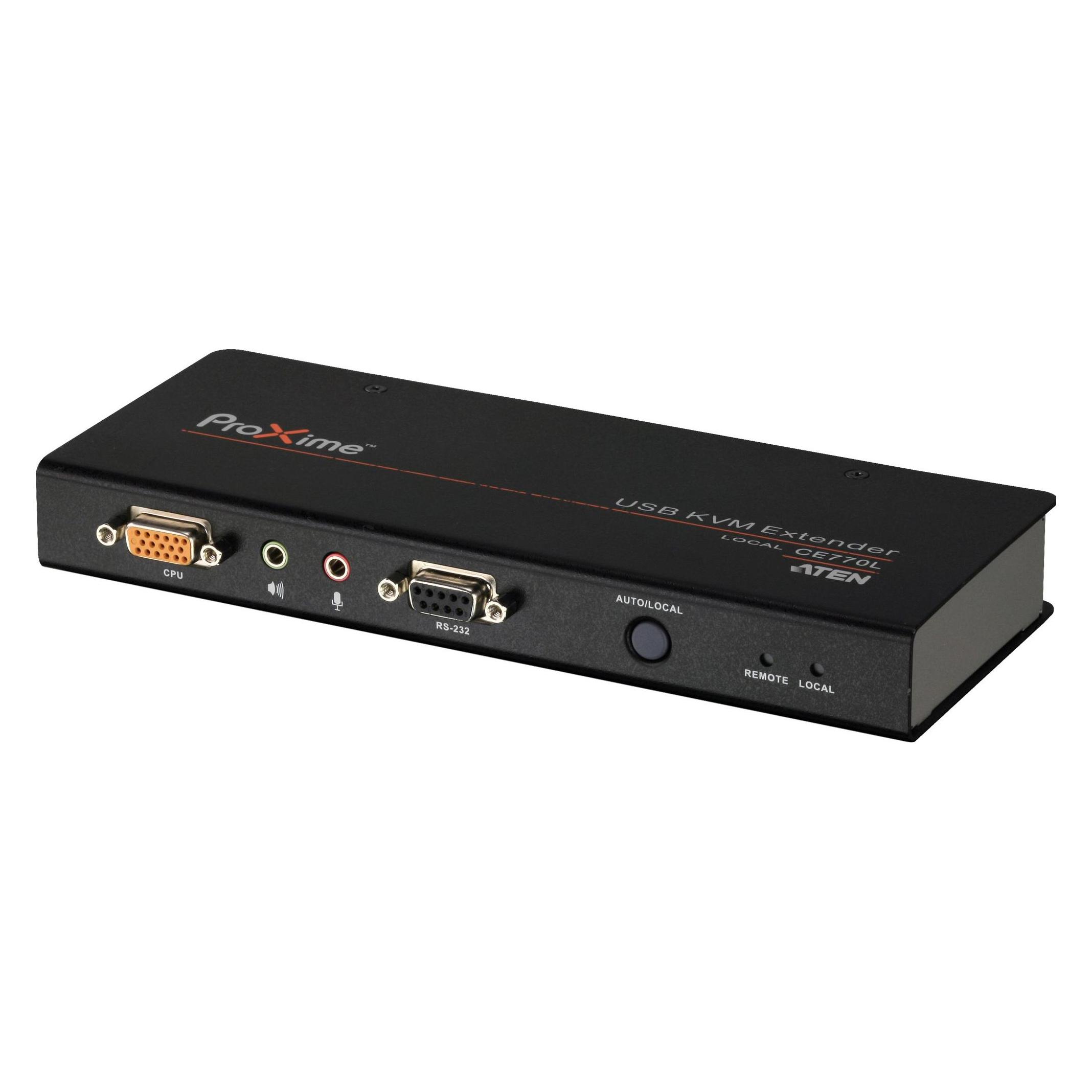 Aten CE770: KVM-Extender, VGA/USB/RS232 (CE770-AT-G)