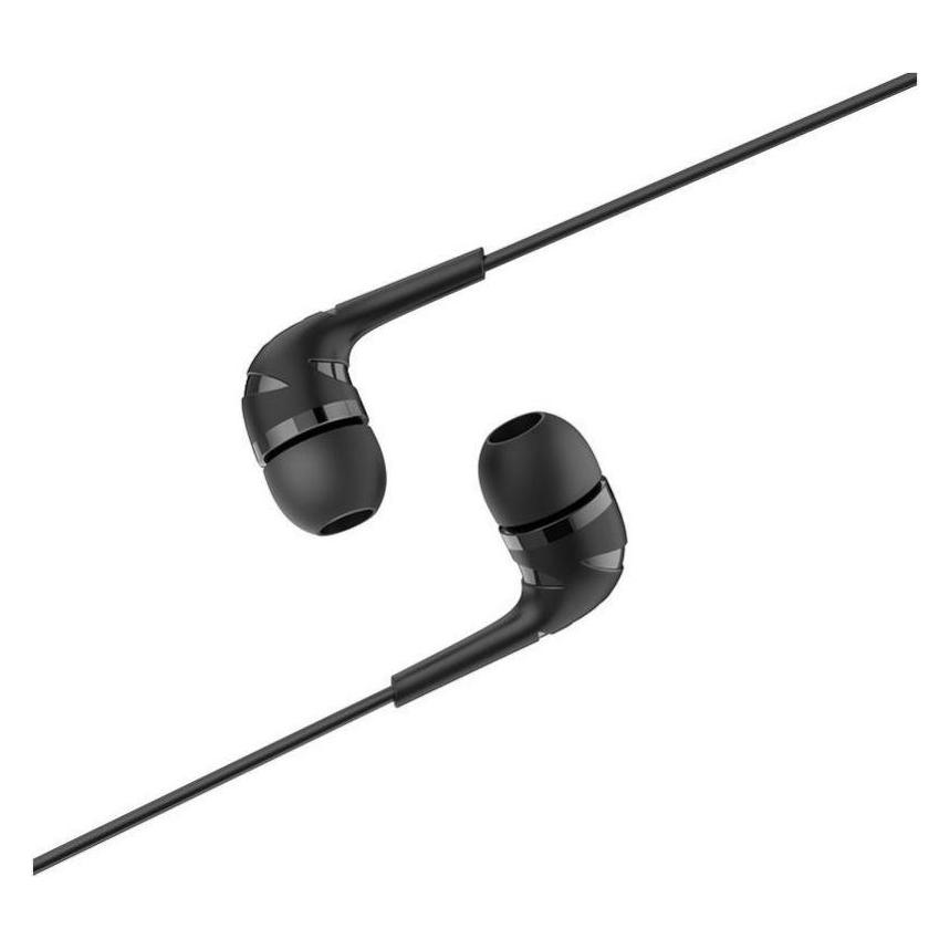 Hoco - Stereo Earphones Prosody (M40) - Jack 3.5mm with Microphone, 1.2m - Black (Kabelgebunden) (37681528)
