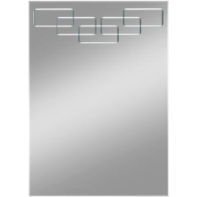 Wandspiegel JOKEY "Oblong", transparent, B:50cm H:70cm, Kristallglas, Spiegel, Wandspiegel, 50 x 70 cm