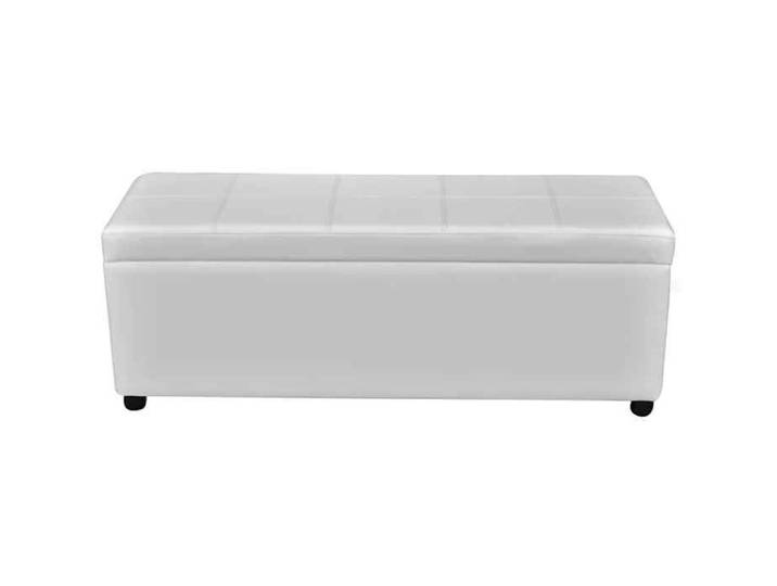 Meuble de couloir - Banc long de rangement Bois Blanc - design élégant - pour maison(91962）