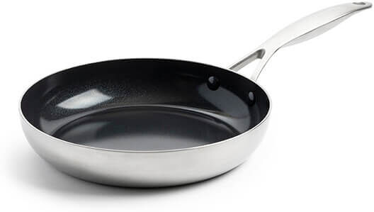 GreenPan Geneva 3-Ply Stainless Steel Non-Stick 24cm Frypan