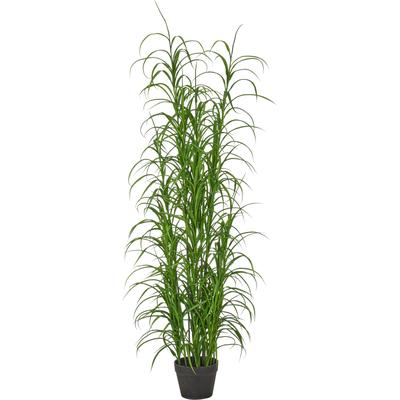 Kunstgras CREATIV GREEN "Grasbusch Carex morrowii", grün, H:150cm, Obermaterial: 100% Kunststoff, Kunstpflanzen, mit naturgetreuen Halmen