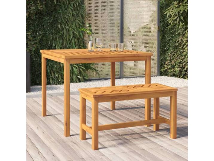 BEST-HOME Banc de jardin - banc d'extérieur pour Cour Terrasse 80 cm bois massif d'acacia nvq4317