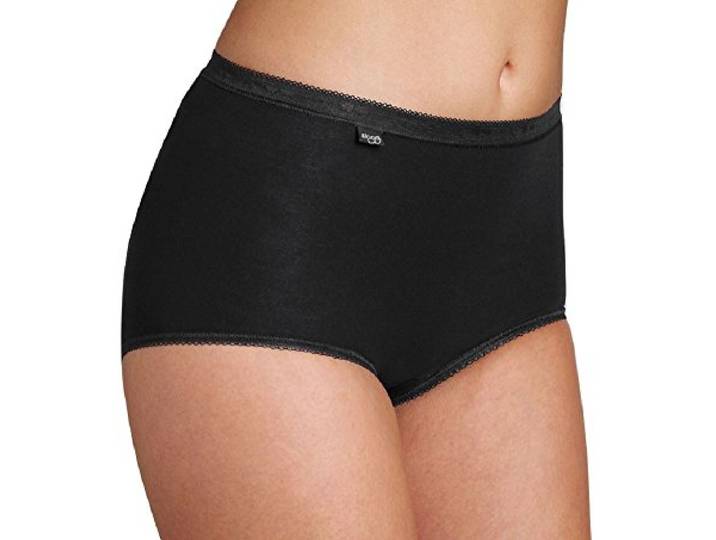 Sloggi Basic + short voor dames, zwart, 38