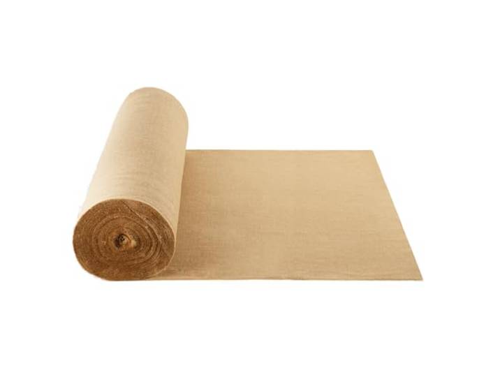 VEVOR Rouleau Toile de Jute\, 1016 mm x 91\,4 m\, Chemin de Table Toile de Jute Naturelle Haute Densité 50 x 50\, Ruban pour Décoration\, Artisanat\, Mariage\, Jardinage\, Couverture Hivernale Plantes\, Arbres