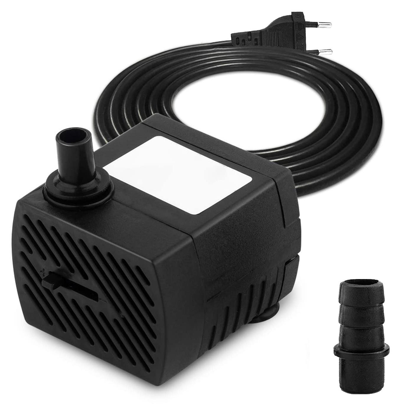 Selius Mini-waterpomp 350 l/h 5 W ultrastille dompelpomp voor aquarium en tuin