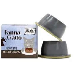 MJAMJAM Pana Gatto Schale 2x80g Katzennassfutter 6 x 2x80g delikate Ente