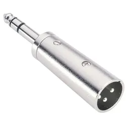 Adam Hall Connectors 7855 - Adapter 6,3 mm Klinke stereo male auf XLR male