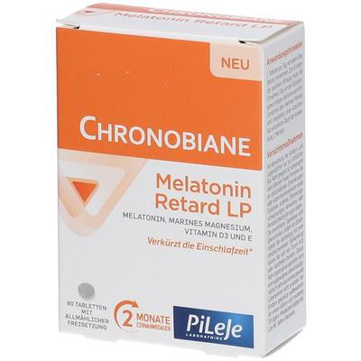 Chronobiane Melatonin Retard LP 1mg Einschlaf Tbl. 60 St Tablette, veraenderte Wirkstofffreisetzung