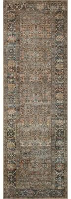 Alexander Home Bella Distressed Floral Area Rug
