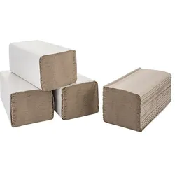 Elos Papierhandtücher 1-lagig natur L230xB250ca.mm passend für 9000 469 080, Haushaltspapier, Beige