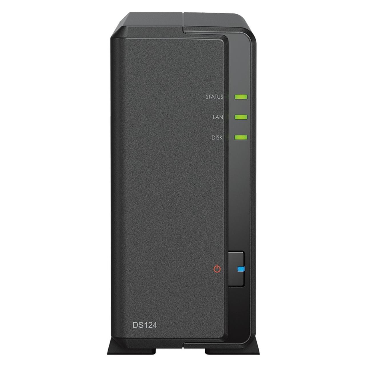 Synology DS124 RED 2TB (1x 2TB) (1 x 2 TB) (DS124-12R)