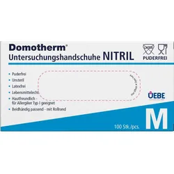 Domotherm Untersuchungshandschuhe Nitril M 100 ST