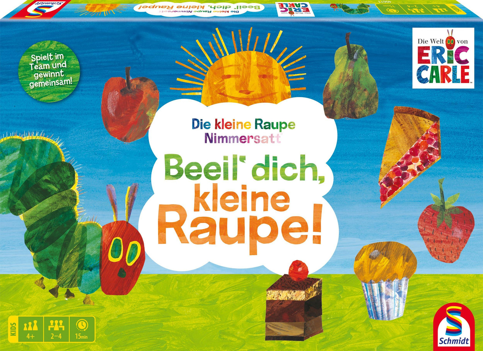 Schmidt Spiele De kleine, gulzig eetende rups: Snel, kleine rups!