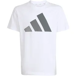 adidas Essentials T-Shirt ältere Kinder KD6048 - white/grey three/grey four/grey five 164