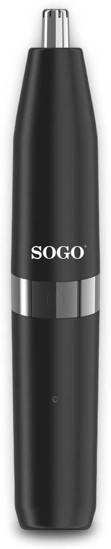 Sogo Cortapelos para nariz y orejas recargable. Negro