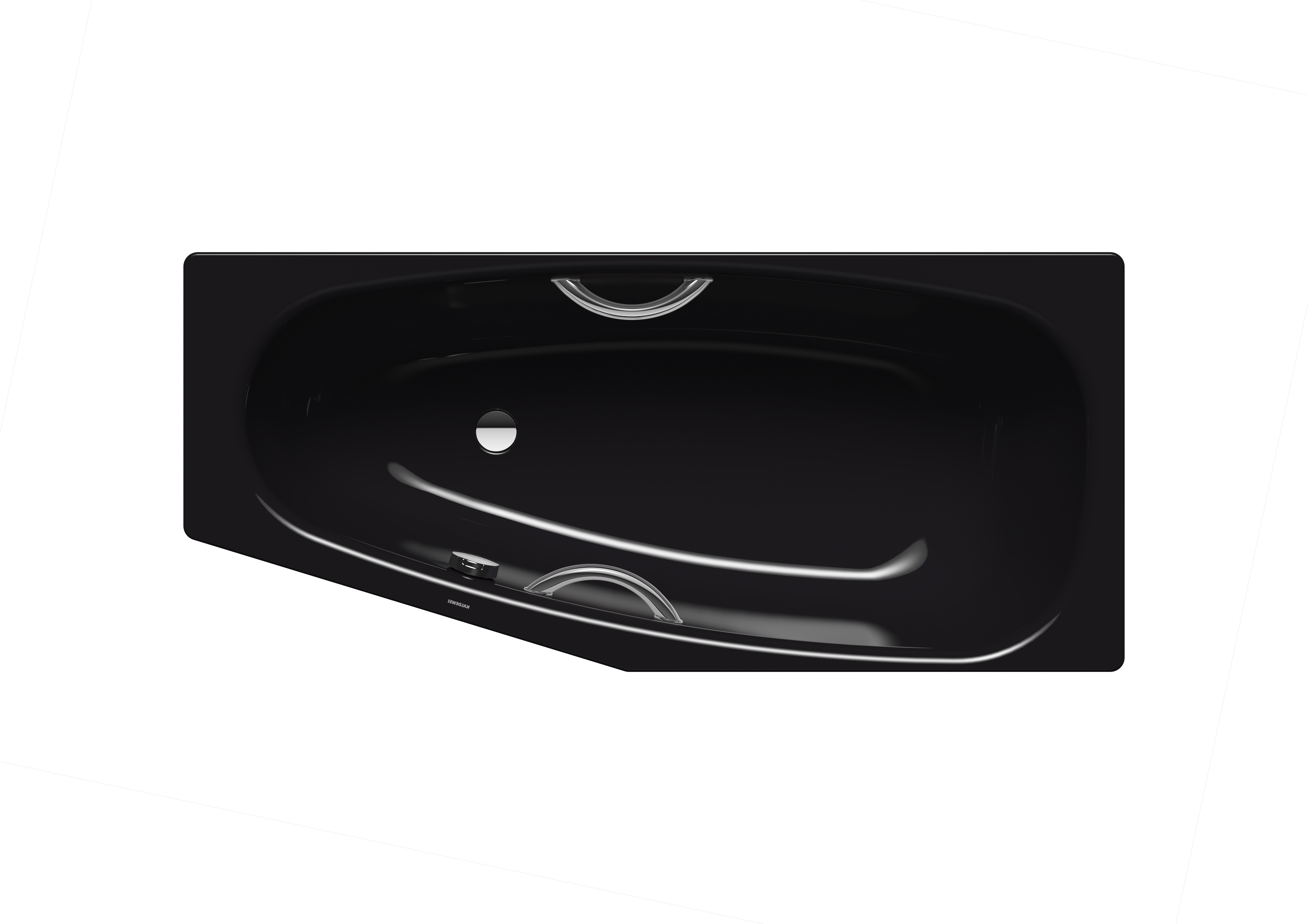 KALDEWEI Badewanne MINI LINKS schwarz