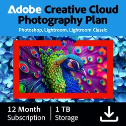 Adobe Creative Cloud Photography Plan 1TB Cloud-Speicher - 1 Benutzer - 1 Jahr - (Windows/Mac) - NL | ✔️ Jetzt: Best-Preis