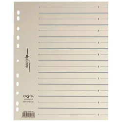 PAGNA Easy Rip Trennblätter 225 g/m2 chamois/grau