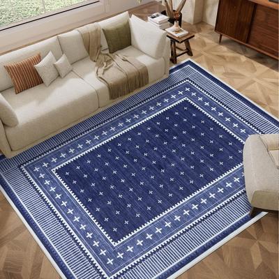 Garvee Washable Border Geometric Area Rugs for Living Room Bedroom