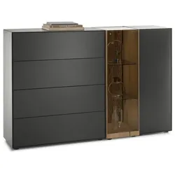 Musterring Higboard Trevio Lack Grau Anthrazit