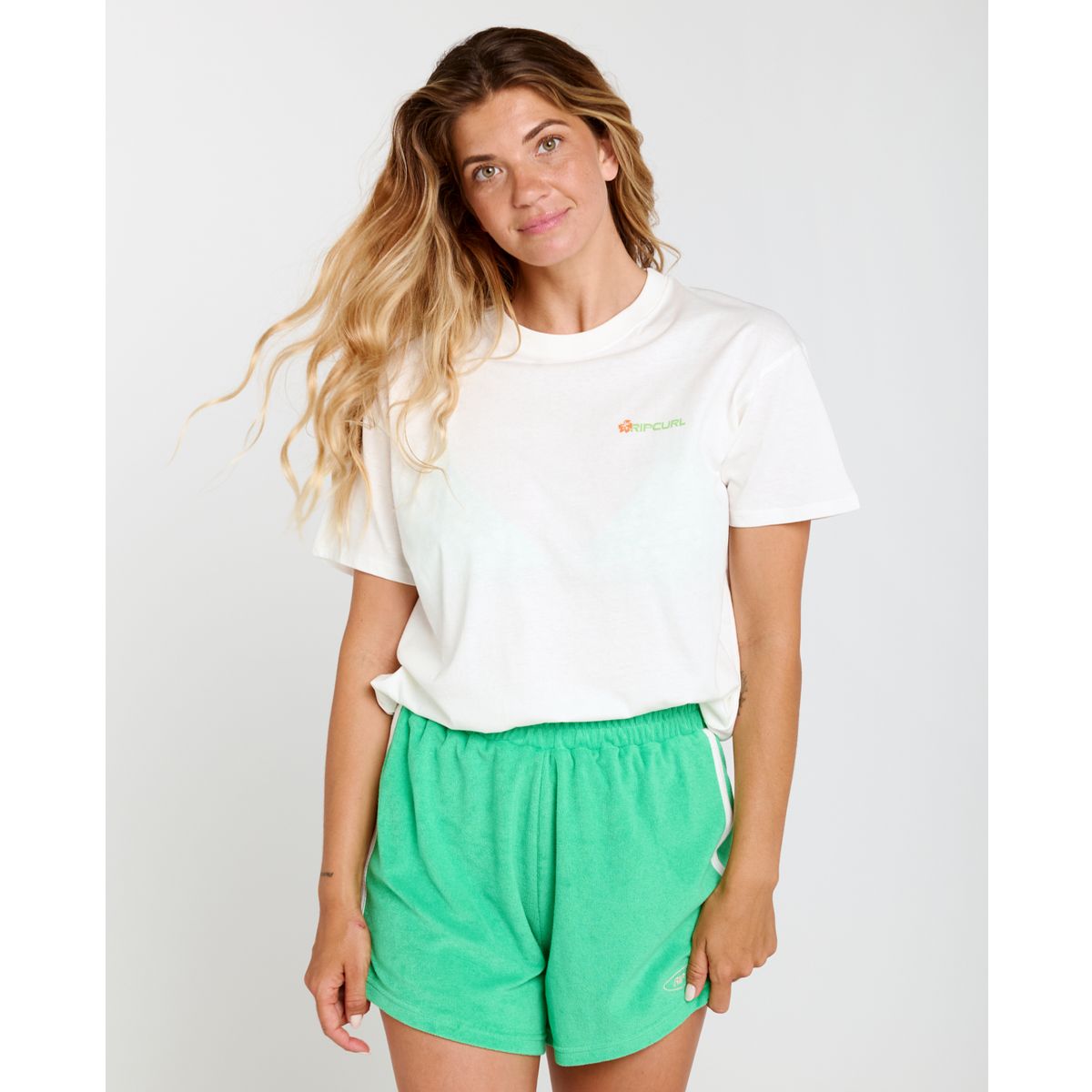 RipCurl Molokai Relaxed Tee bone (3021) L 0OOWTE-3021-L