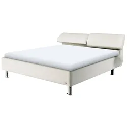 RUF Betten Polsterbett Casa 160 x 200 cm Lederoptik Weiß