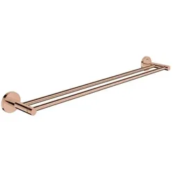 Grohe Essentials Doppel-Badetuchhalter 40802DA1 60cm, verdeckte Befestigung, warm sunset