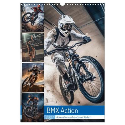 BMX Action (Wandkalender 2027 DIN A3 hoch), CALVENDO Monatskalender