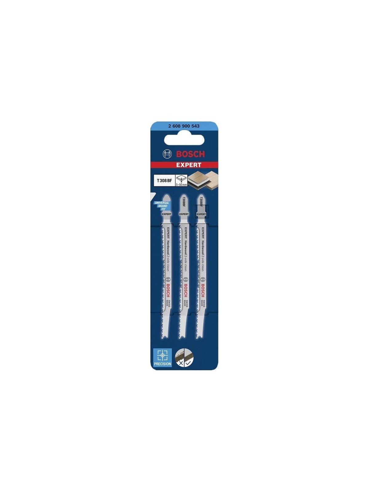 Bosch Jig Saw Blades T308BF HARDWOOD 3 pcs