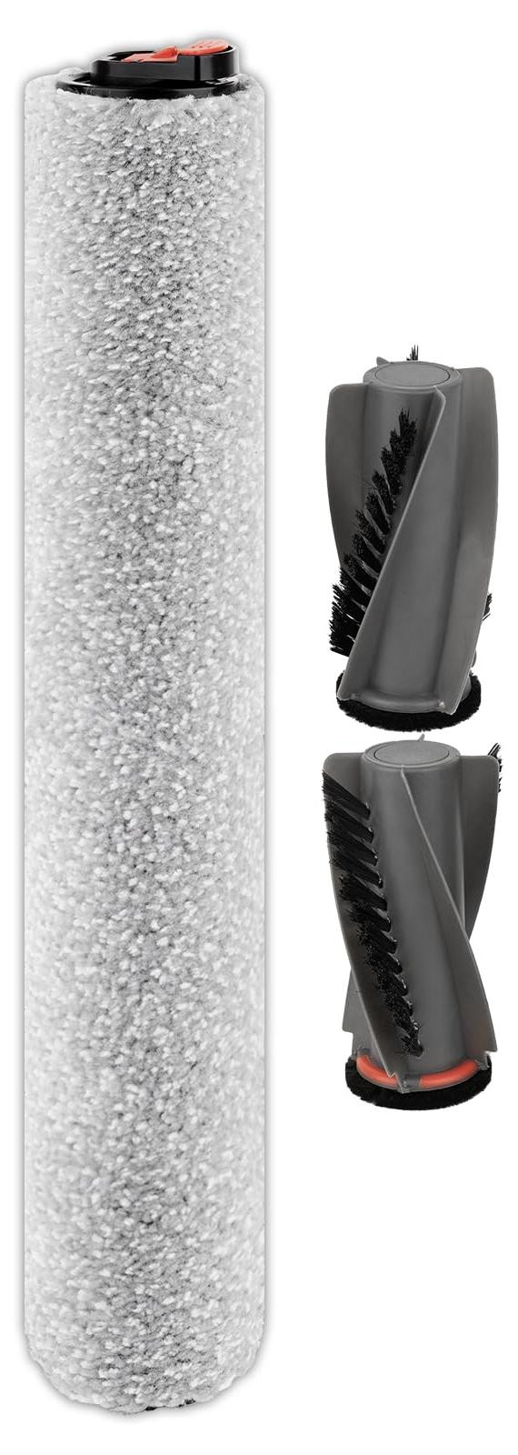 Dripio Vervangende rolborstels (2 stuks) en dweilpad voor Eufy C28/C28 Omni