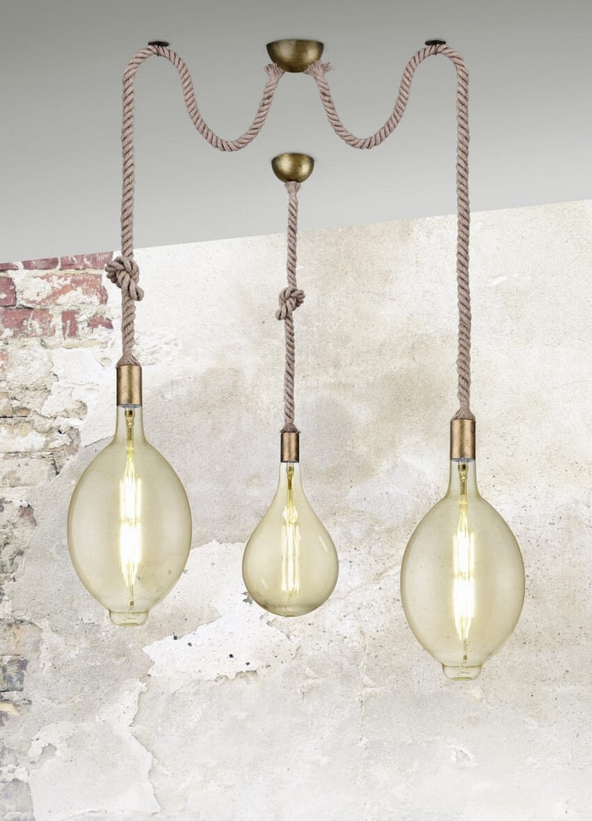 Trio Hanglamp Cord pendel brons