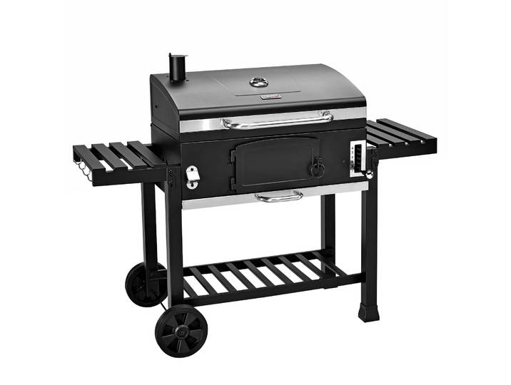 TAINO HERO XXL Smoker Holzkohle-Grill BBQ Grillwagen Standgrill
