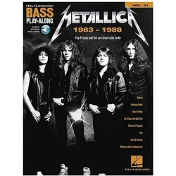 Metallica: 1983-1988: Bass Play-Along Volume 21, Sachbücher