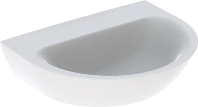 Geberit Renova Lavabo, 60x48 cm, sans trop-plein, blanc, complètement fermé (500661012)