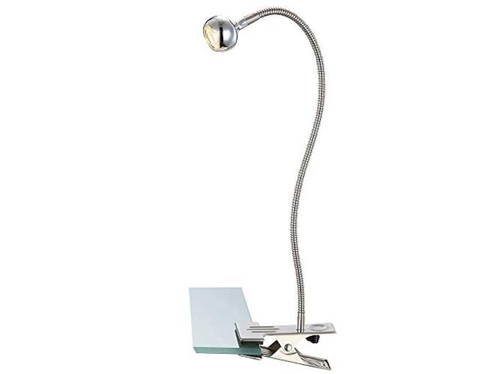 Globo LED Schreib Tisch Klemm Lampe Arbeits Zimmer Lese Strahler Beleuchtung flexibel 24109K chrom