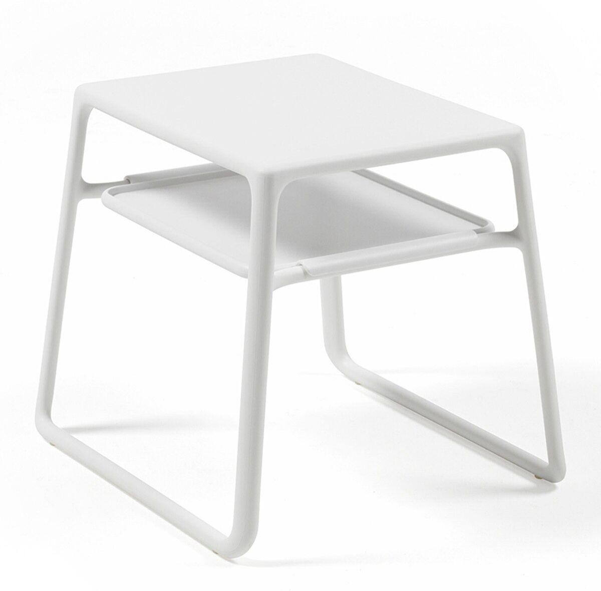Nardi Mesa auxiliar de jardín Pop . Blanco