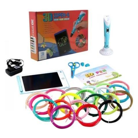 Riff Printer 3D printing pen 7in1 5m x 20 Colors Blue RF-3DPEN-7IN1-BL (RF-3DPEN-7IN1-BL)