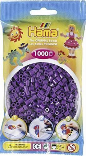 Vedes HAMA Perlen, lila, 1.000 Stück 207-07