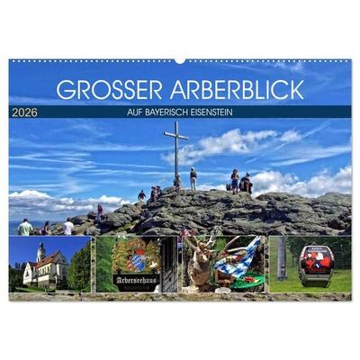 Grosser Arberblick auf Bayerisch Eisenstein (Wandkalender 2026 DIN A2 quer), CALVENDO Monatskalender