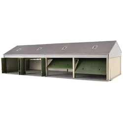 Kibri - H0 Bundeswehr Fahrzeughalle