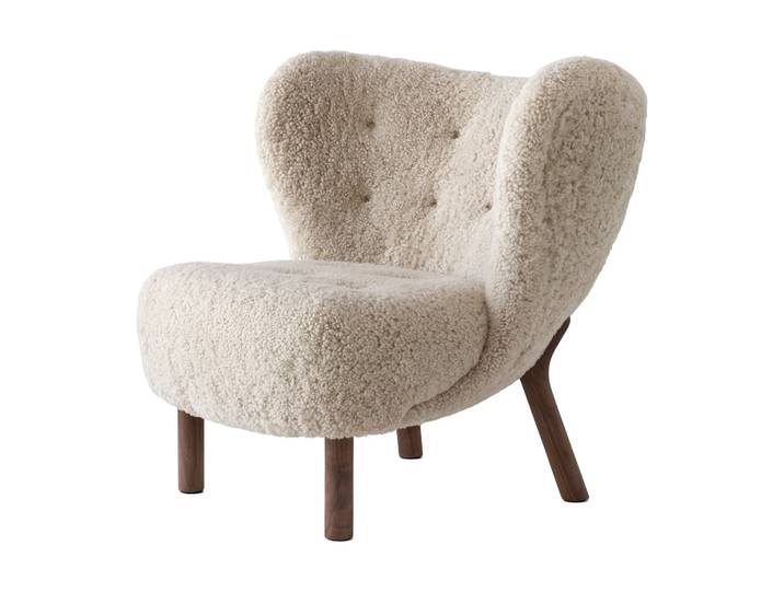 &Tradition Fauteuil Little Petra VB1 Noyer-Moonlight