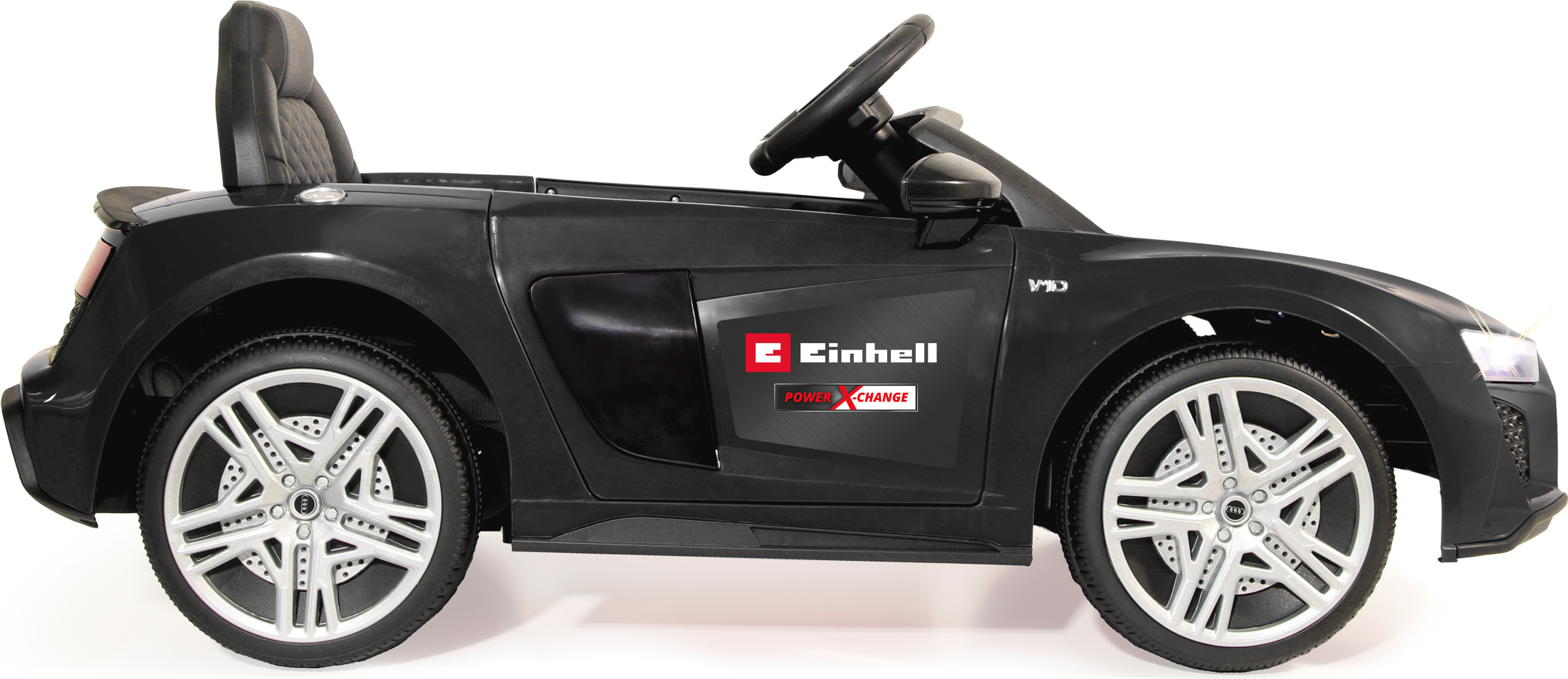 Ride-on Audi R8 Spyder 18V schwarz Einhell Power X-Change inkl. Starter Set