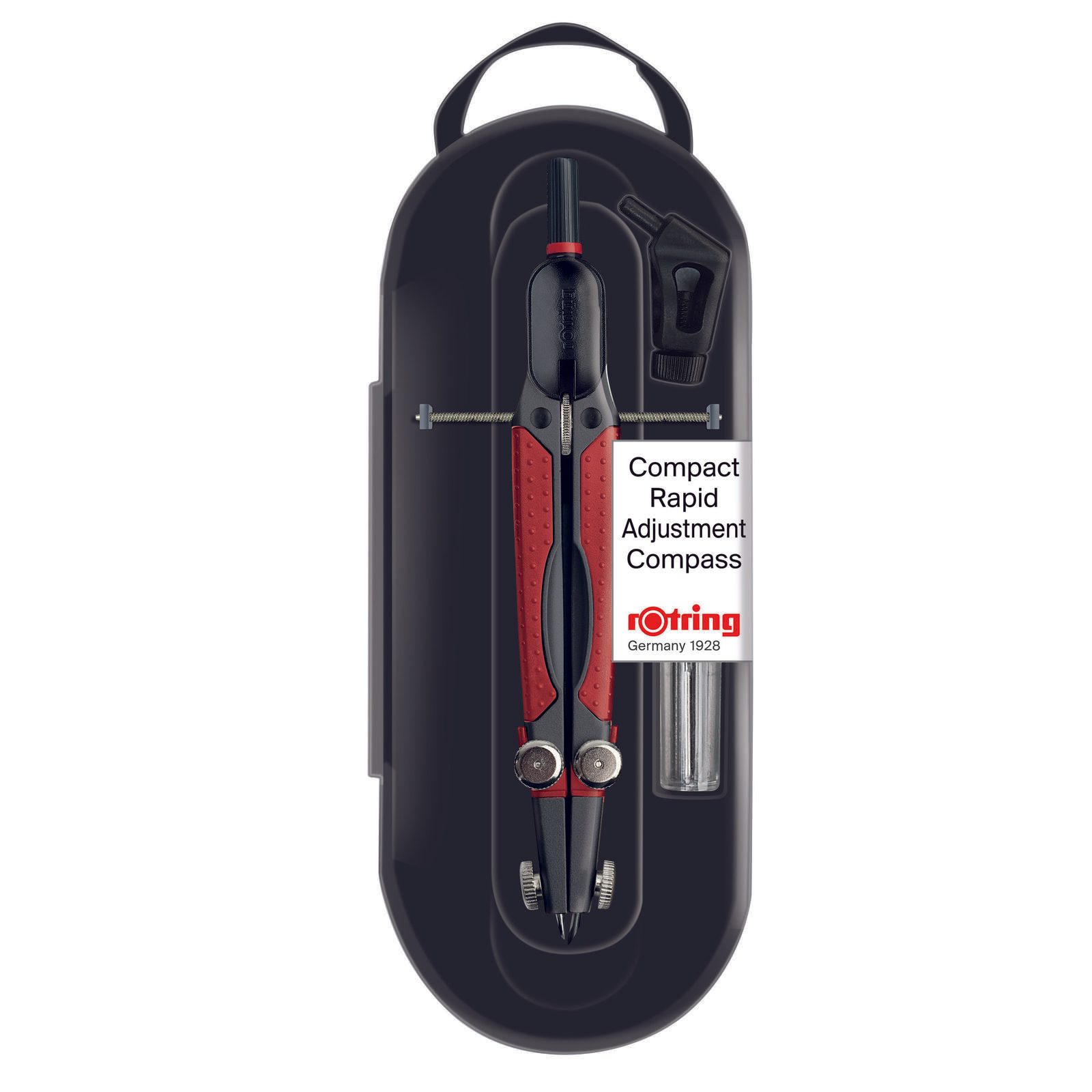 rOtring Zirkel Compact schwarz/rot S0676580