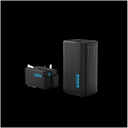 GoPro MAX2 Dual Battery Charger + two Enduro batteries, Action Cam Zubehör, Schwarz