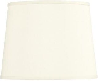 "Linen Tapered Drum Lamp Shade - Ivory, 11""H X 13"" Diameter w/11"" Top Diameter - Ballard Designs"