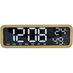 Karlsson, Wecker, Alarm clock Madera white wash veneer