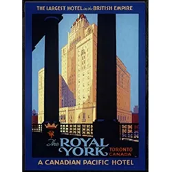 POSTER Royal York Hotel Toronto A3 Rahmenlos